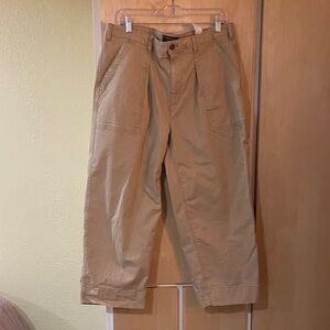 Banana Republic Women's Tan Wide Leg Pants